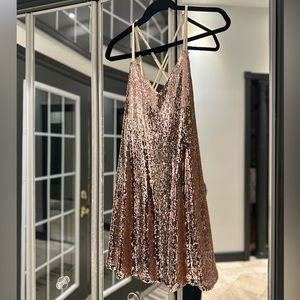 Chelsea Pink Sequin Dress